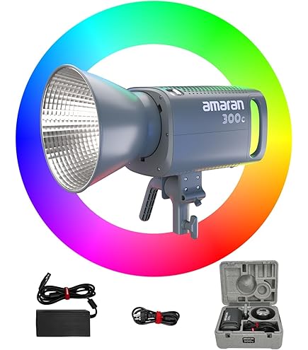 Aputure amaran P60C LEDライト Amazon.com : amaran P60c RGBWW LED 3-Light Kit : Electronics
